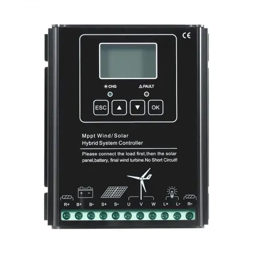 VEVOR 12V 400W Solar-Wind-Hybrid-Set, Inkl. 2 Stk. 100W Mono-Solarpanele 200W Windturbine mit MPPT Wind/Solar Hybrid-Laderegler, Netzunabhängige Energie für Heimgebrauch Wohnmobile Boote Camper RV – Bild 9