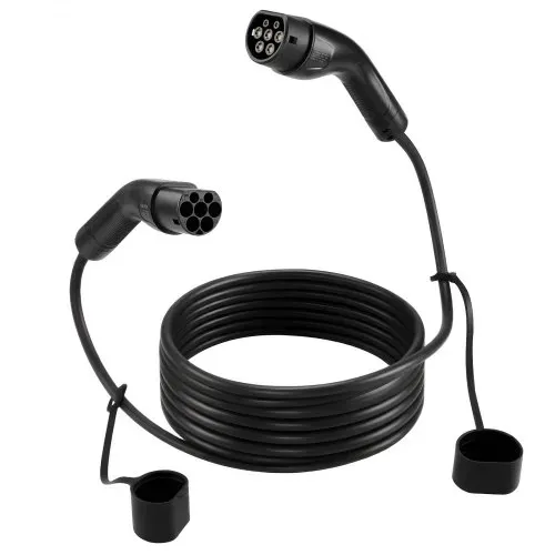 VEVOR EV Ladekabel, 32 A, 10 m, max. 22 kW, Verlängerungskabel, kompatibel mit Typ-2-Ladegeräten für Elektrofahrzeuge, 3-Phasen-Wechselstrom, 480 V, 50 Hz, IP65, Autoladekabel mit Tragetasche – Bild 8