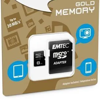 Flash SecureDigitalCard (microSD) 32GB – EMTEC Gold+ Flash SecureDigitalCard (microSD) 32GB – EMTEC Gold+