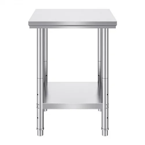 VEVOR Edelstahl Arbeitstisch 60 cm x 60 cm Essenszubereitung für die Zubereitung von Mahlzeiten, Nähen, Waschen, Basteln, Garagennutzung usw. – Bild 10