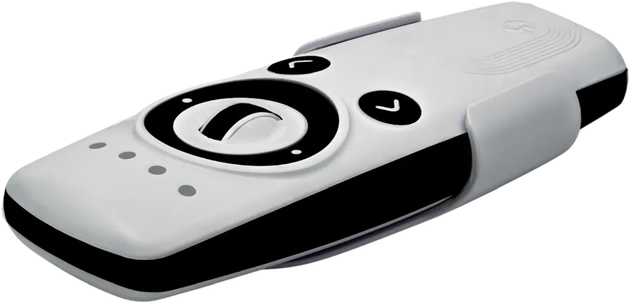 Shelly · Plug & Play · „Blu Remote Control ZB white“ · Fernbedienung inkl. Halterung · BT · Zigbee · 4 Kanäle · Gestensteuerung · Scrollrad · 2x AAA e Shelly · Plug & Play · „Blu Remote Control ZB white“ · Fernbedienung inkl. Halterung · BT · Zigbee · 4 Kanäle · Gestensteuerung · Scrollrad · 2x AAA e