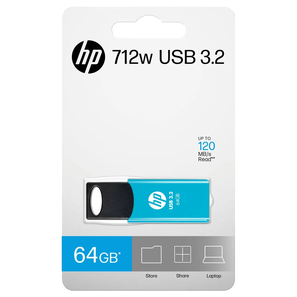 HP 712w USB-Stick 64 GB USB Typ-A 3.2 Gen 1 (3.1 Gen 1) Blau – Bild 5