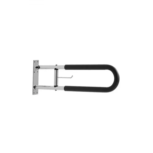VEVOR Aufstehhilfe Toilette, 76,5 cm Wandstützgriff, Handikap Haltegriff für Senioren, hochklappbare Toiletten-Haltegriffe mit Anti-Rutsch-Griff, 136 kg Tragkraft, Sicherheitshandlauf mit Papierhalter VEVOR Aufstehhilfe Toilette, 76,5 cm Wandstützgriff, Handikap Haltegriff für Senioren, hochklappbare Toiletten-Haltegriffe mit Anti-Rutsch-Griff, 136 kg Tragkraft, Sicherheitshandlauf mit Papierhalter