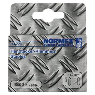 Klammern für Handtacker, 11,3x10mm Klammern für Handtacker, 11,3x10mm