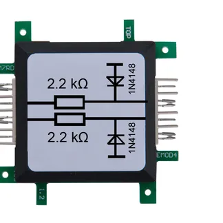 ALLNET Brick’R’knowledge Widerstand 2,2K doppelt Ohm mit Schutzdiode ALLNET Brick’R’knowledge Widerstand 2,2K doppelt Ohm mit Schutzdiode