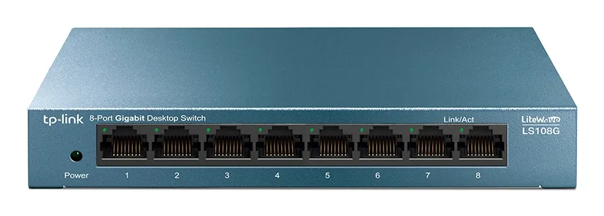 TP-Link LS108G Netzwerk-Switch Unmanaged Gigabit Ethernet (10/100/1000) Blau TP-Link LS108G Netzwerk-Switch Unmanaged Gigabit Ethernet (10/100/1000) Blau