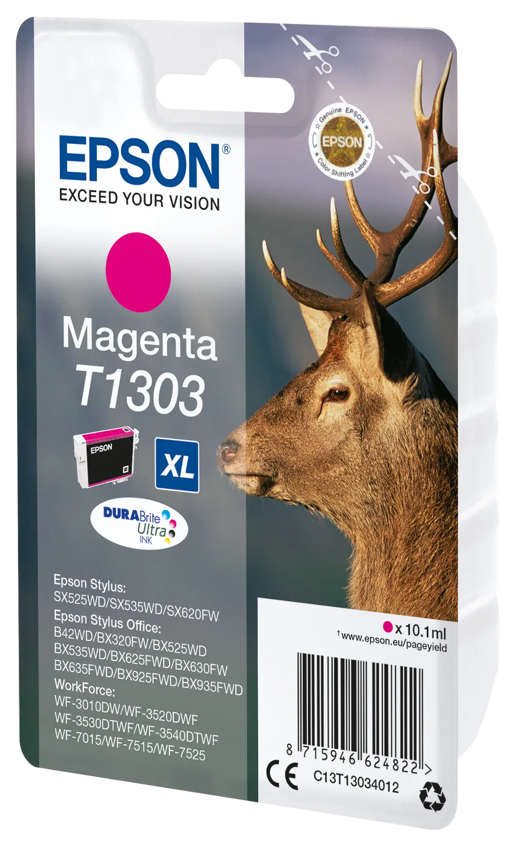 Epson Stag Singlepack Magenta T1303 DURABrite Ultra Ink – Bild 2