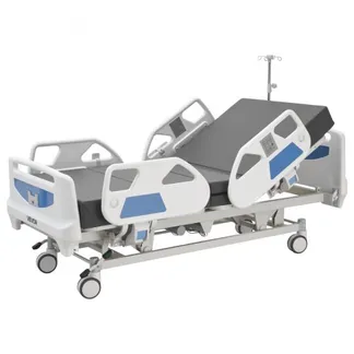 VEVOR Krankenhausbett Elektrisch, 5 Funktionen-Pflegebett mit Herzstuhl, Reanimationsfunktion, Trendelenburg- Anti-Trendelenburg-Lagerung, Zentralverriegelungssystem & 12,7 cm Rollen, Seniorenbett VEVOR Krankenhausbett Elektrisch, 5 Funktionen-Pflegebett mit Herzstuhl, Reanimationsfunktion, Trendelenburg- Anti-Trendelenburg-Lagerung, Zentralverriegelungssystem & 12,7 cm Rollen, Seniorenbett