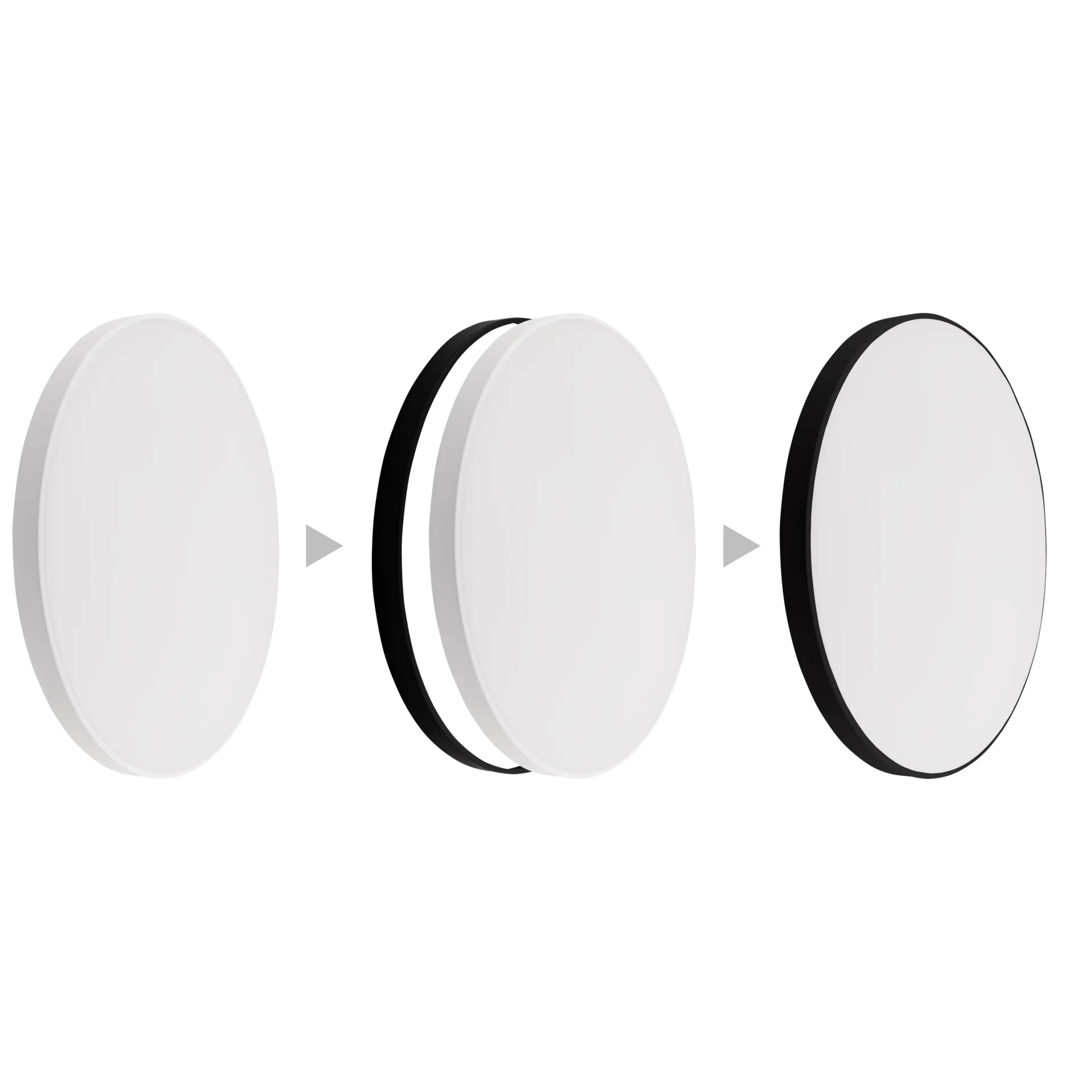 LED-Deckenleuchte McShine ''LD-BW'', 24W, 2800lm, Ø32cm, 3000K, warmweiß – Bild 2