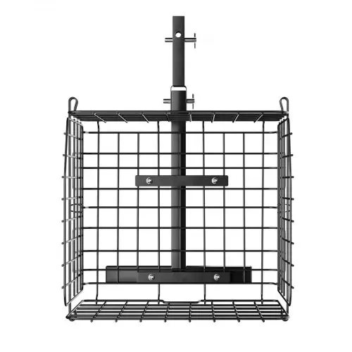VEVOR Elektromobil Hinterkorb, Heckkorb, robuster & geräumiger Gepäckkorb Seniorenmobil, funktioniert mit 2,54 cm Empfänger, kompatibel mit den meisten Mobilitätsrollern, Mobilitätshilfe 45x45x39 cm – Bild 10