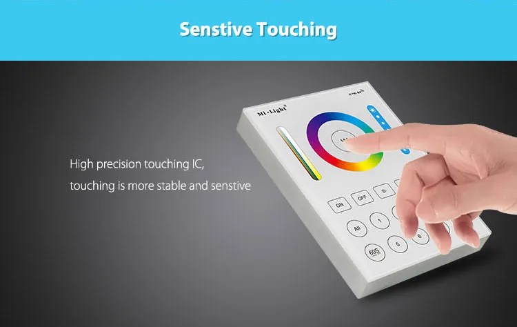 MiBoxer B8 LED Fernbedienung Smart Panel RGB-WW (RGB-CCT) 8 Zonen – Bild 8