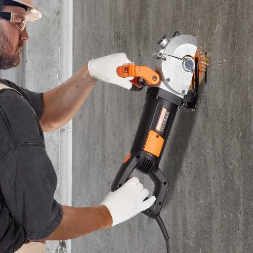 VEVOR Elektrische Wandfräse 5000 U/min Wand Chaser Maschine 4800Watt Wand Groove Schneidemaschine Stoßmaschine 42mm für Ziegel Granit Marmor Beton Cutter Notcher Groover mit 5 x Sägeblätter – Bild 7