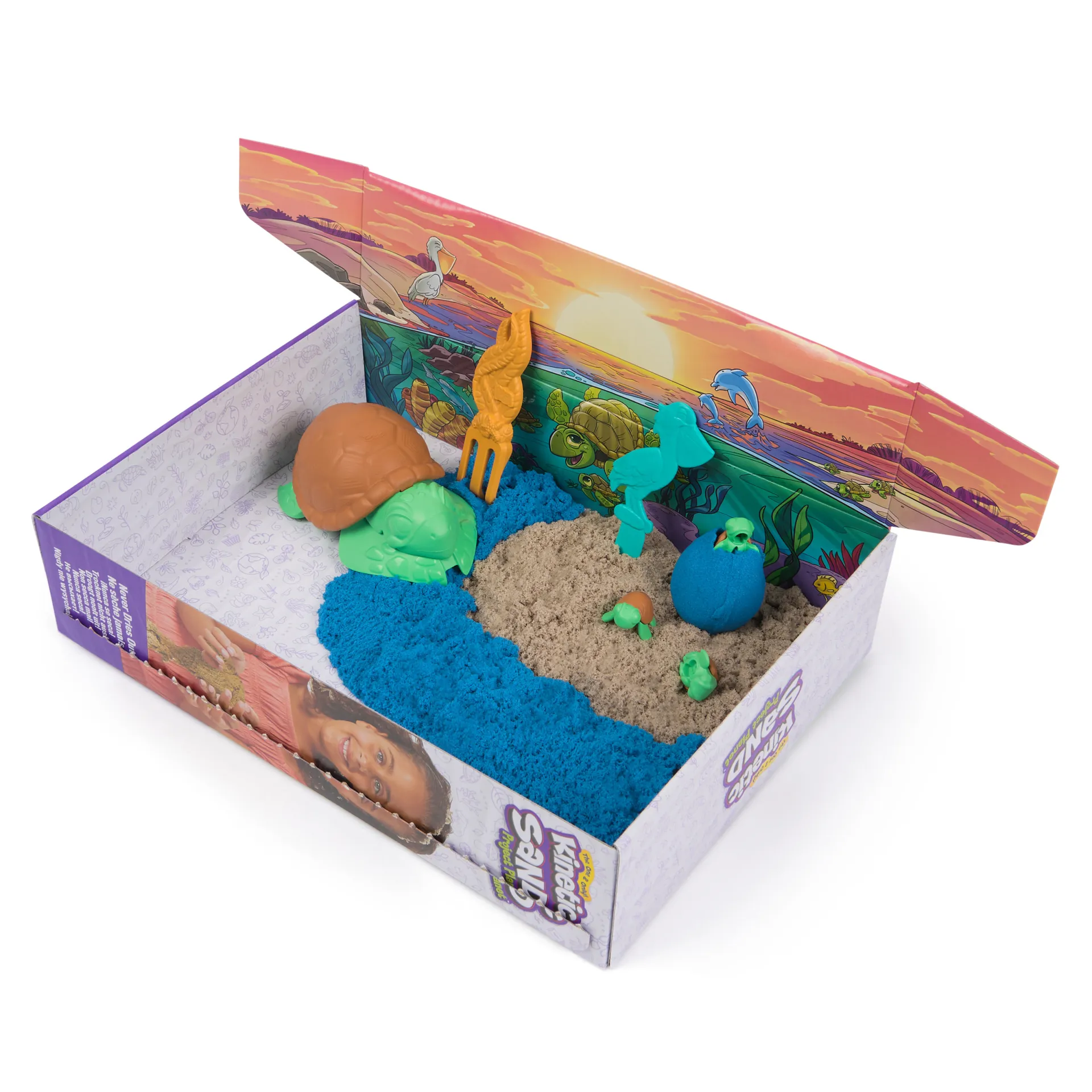 Kinetic Sand Project Planet Schildkröten Spielset – Bild 2