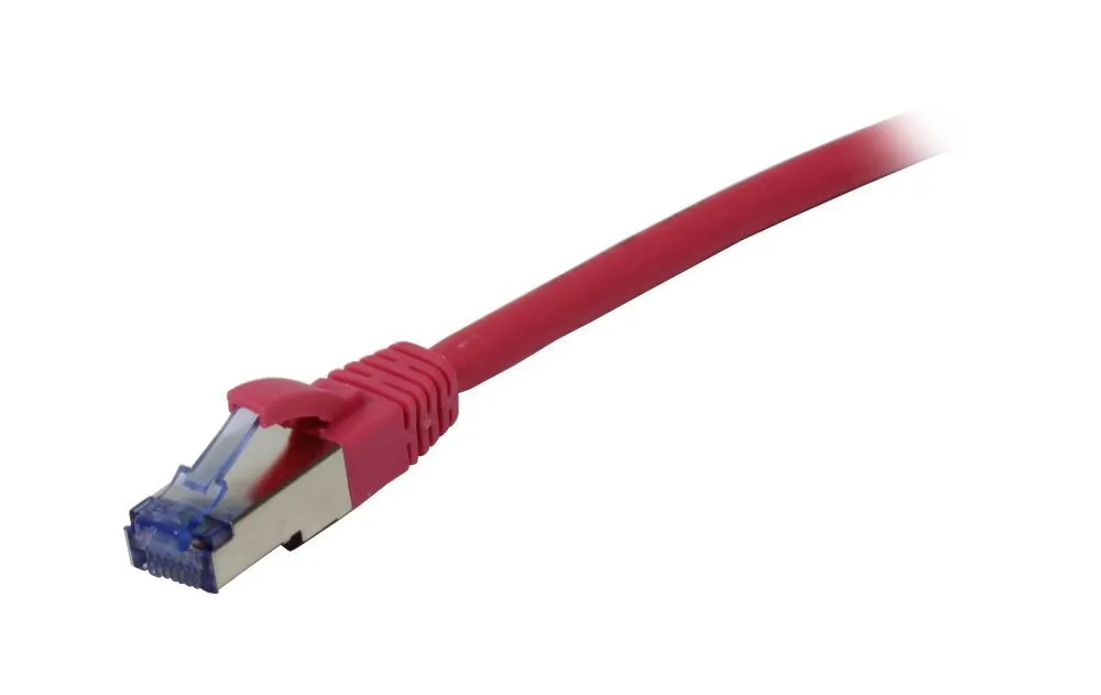 Patchkabel RJ45, CAT6A 500Mhz, 3m, pink, S-STP(S/FTP), Komponent getestet(GHMT certified), AWG26, Synergy 21 Patchkabel RJ45, CAT6A 500Mhz, 3m, pink, S-STP(S/FTP), Komponent getestet(GHMT certified), AWG26, Synergy 21