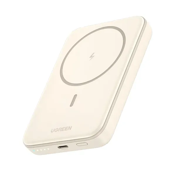 Ugreen 25208 Powerbank 10000 mAh Kabelloses Aufladen Beige Ugreen 25208 Powerbank 10000 mAh Kabelloses Aufladen Beige