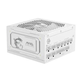 MSI MAG A1000GL PCIE5 WHITE Netzteil 1000 W 24-pin ATX ATX Weiß MSI MAG A1000GL PCIE5 WHITE Netzteil 1000 W 24-pin ATX ATX Weiß