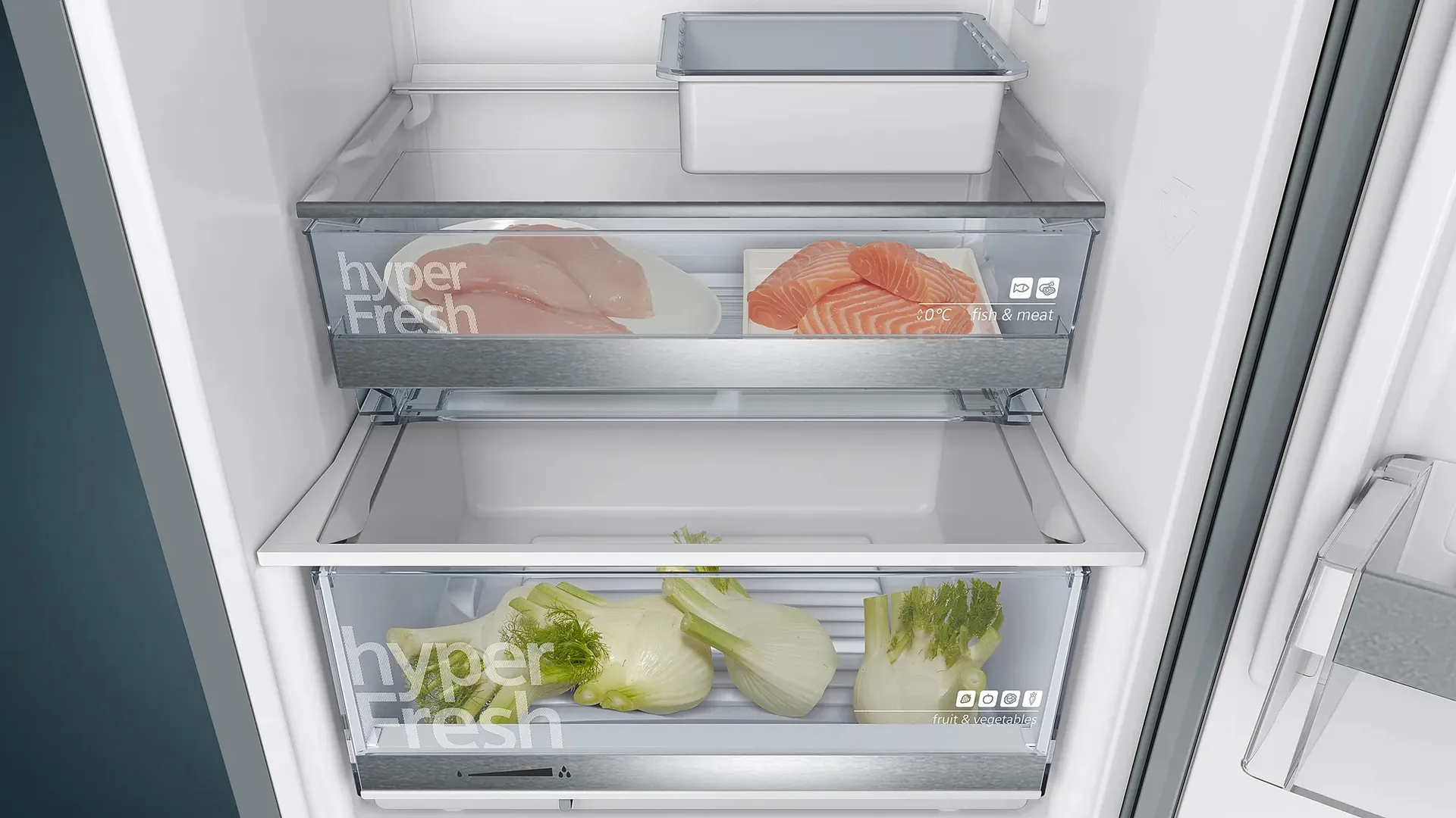 Siemens iQ500 KG39E8IBA Kühl- und Gefrierkombination Freistehend Edelstahl – Bild 6