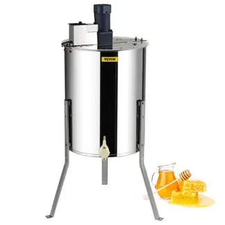 VEVOR Honigschleuder Elektrisch 140W Tangentialschleuder Edelstahl 4/8 Rähmchen Honigextractor 45mm Honigventil 1300U/min Elektro Honigschleuder 48×16/23cm Wabengröße Imkerei Bienenzüchter Zubehör VEVOR Honigschleuder Elektrisch 140W Tangentialschleuder Edelstahl 4/8 Rähmchen Honigextractor 45mm Honigventil 1300U/min Elektro Honigschleuder 48×16/23cm Wabengröße Imkerei Bienenzüchter Zubehör