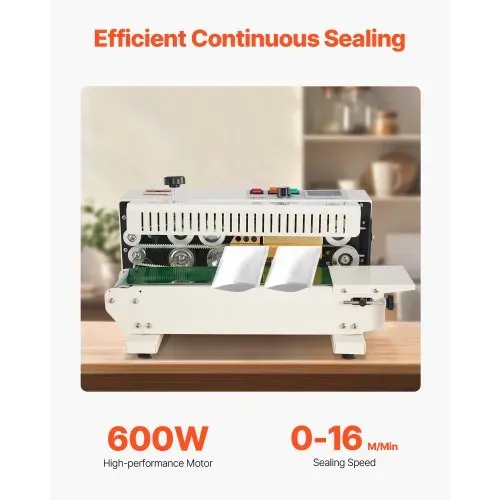 VEVOR Kontinuierliche Beutelbandschweißmaschine, 0,24-0,47 Zoll/6-12 mm Schweißbreite, Horizontale Bandschweißmaschine mit digitaler Temperaturregelung, Beutelschweißgerät für 0,02-0,8 mm Plastikbeutel mit Zählfunktion VEVOR Kontinuierliche Beutelbandschweißmaschine, 0,24-0,47 Zoll/6-12 mm Schweißbreite, Horizontale Bandschweißmaschine mit digitaler Temperaturregelung, Beutelschweißgerät für 0,02-0,8 mm Plastikbeutel mit Zählfunktion
