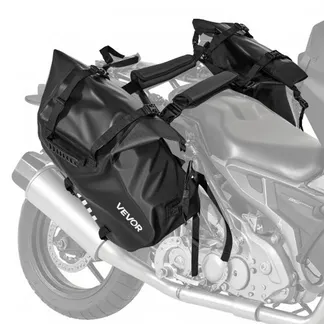 VEVOR Motorradtasche Motorrad Satteltasche 14 L x 2 wasserfest, große Seitensatteltasche für Motorradgepäck, Gepäckaufbewahrung mit unterem Gurt, Schwarz Seitentasche Outdoor Sport VEVOR Motorradtasche Motorrad Satteltasche 14 L x 2 wasserfest, große Seitensatteltasche für Motorradgepäck, Gepäckaufbewahrung mit unterem Gurt, Schwarz Seitentasche Outdoor Sport