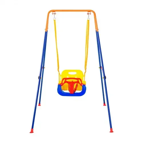 VEVOR Schaukel-Sets für den Garten, 3-in-1-Schaukel-Set für Kleinkinder mit 4 Sandsäcken, faltbarem Metallständer, einfach aufzubauen, Schaukel-Set für drinnen und draußen für Kinder von 3–6 Jahren, Jugendliche von 6–10 Jahren und Teenager ab 10 Jahren – Bild 9