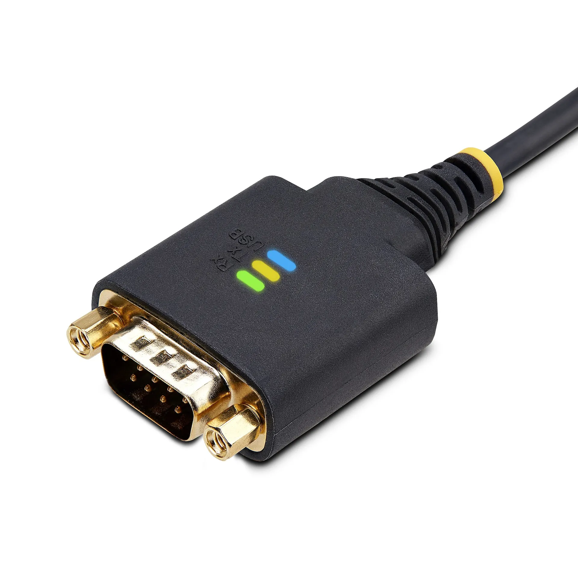 StarTech.com 1m USB Seriell Adapterkabel, USB-A auf DB9 RS232, FTDI, COM Retention, LED, wechselbare DB9 Schrauben und Muttern, ESD-Schutz, Windows, macOS und Linux – Bild 7