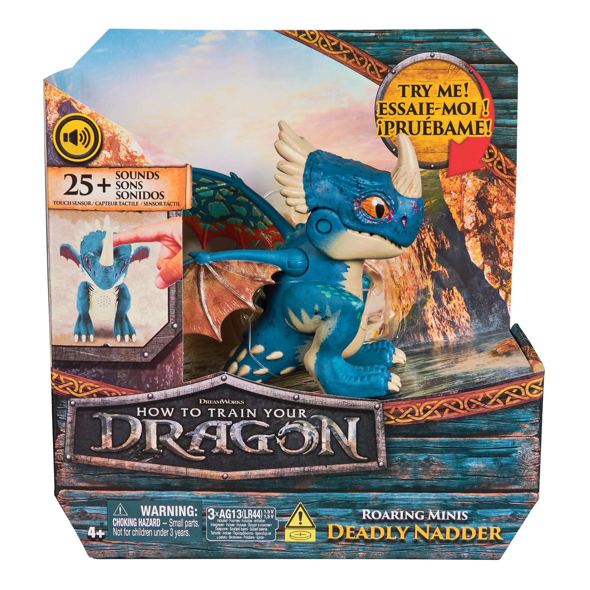 DreamWorks Dragons Drachenzähmen leicht gemacht - Interaktiver Mini-Drache Sturmpfeil, Figur mit Soundeffekten – Bild 5