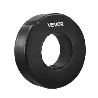 VEVOR Fußball Tackling Dummy, wasserdichter Tackling-Ring aus PVC und hochdichtem Schwamm, Dummies-Trainingsgerät mit Riemen, zum Blocken, Schlagen und Üben, Schwarz, 1 Stk. VEVOR Fußball Tackling Dummy, wasserdichter Tackling-Ring aus PVC und hochdichtem Schwamm, Dummies-Trainingsgerät mit Riemen, zum Blocken, Schlagen und Üben, Schwarz, 1 Stk.