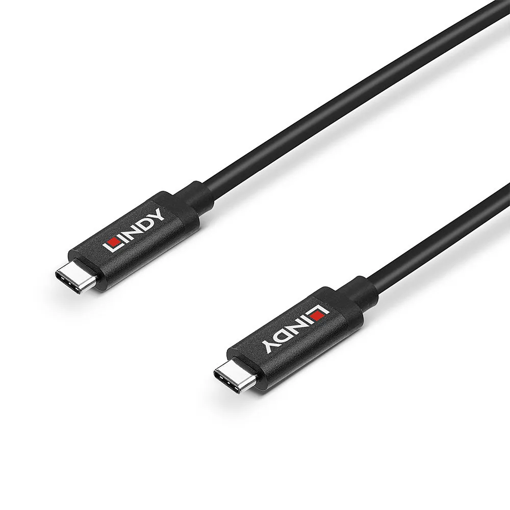 Lindy 43308 USB Kabel USB 3.2 Gen 2 (3.1 Gen 2) 5 m USB C 10 Gbit/s 60 W Schwarz – Bild 5