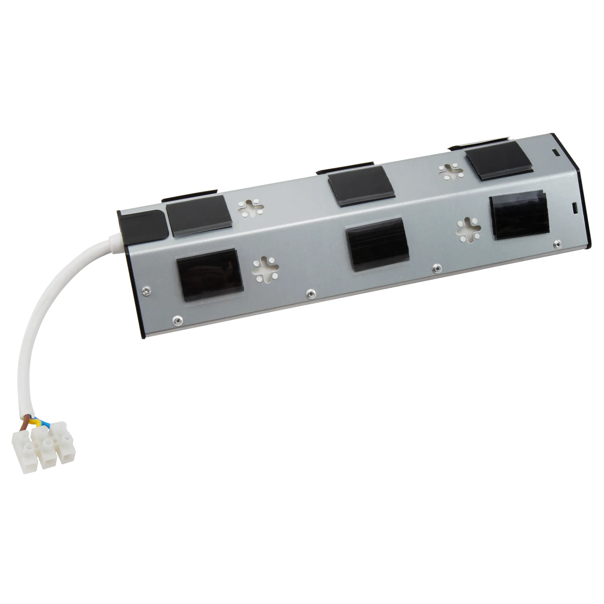 Steckdosenblock McPower ''Premium'' Aufbau, Edelstahl, 4-fach Schutzkontakt – Bild 4