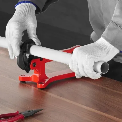 VEVOR Tragbarer Rohrschraubstock, Schraubstock aus Aluminium mit einer Spannkapazität von 3,175 bis 38,1mm, ideal für die Installation, Reparatur und Wartung von Rohrleitungen vor Ort – Bild 7