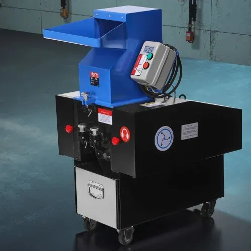 VEVOR Kunststoff-Schredder-Zerkleinerer, 2,2 kW, Granulator für Kunststoff, 100–150 kg/h Kapazität, mit Rädern, SDK-11-Klinge & 6 mm Maschenweite für PVC, ABS, PTFE(380V, 50 Hz 3-phasig) – Bild 7
