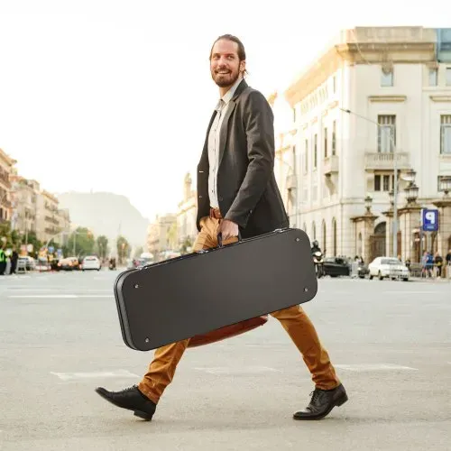 VEVOR Gitarrenkoffer Hartschalenkoffer E-Gitarre 1095mm / 43.11 in Wetterfest abschließbar – Bild 7