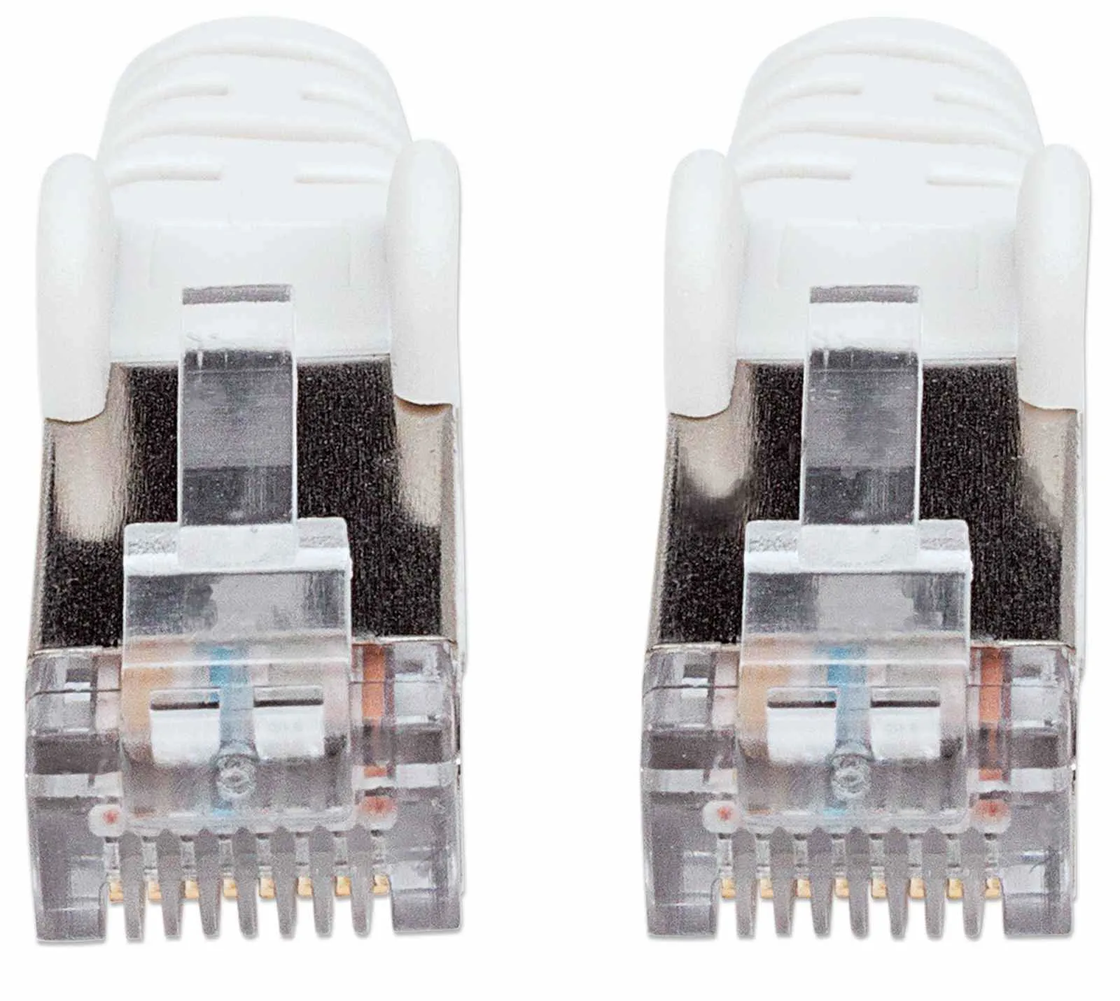 Intellinet Netzwerkkabel mit Cat6a-Stecker und Cat7-Rohkabel, S/FTP, 100% Kupfer, LS0H, 3 m, weiß – Bild 3