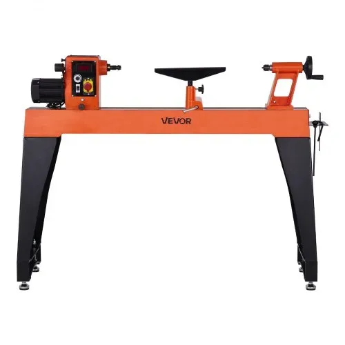 VEVOR Drechselbank, 1,5 PS, Drechselmaschine mit variabler Drehzahl von 0 bis 3200 U/min, Drehtischmaschine 406x1020 mm Werkbank, Drehbank, für mittlere bis große Holzbearbeitungsprojekte – Bild 8