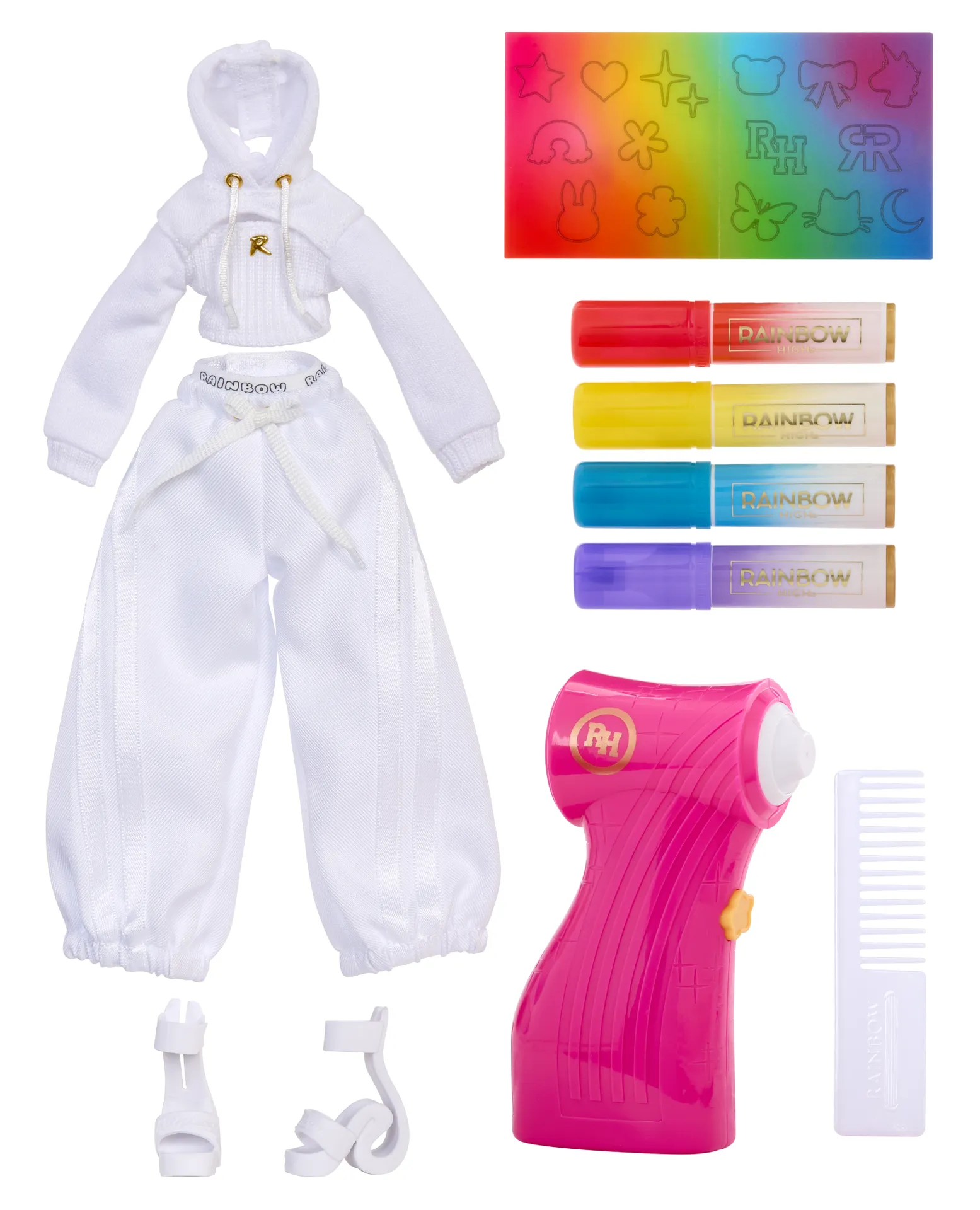 Rainbow High Air Brush & Create Fashion Dolls -Green Eyes – Bild 3