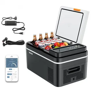 VEVOR Kompressor Kühlbox 22 L,12/24V DC Elektrische Gefrierbox mit App-Steuerung, 100–240 V AC Autokühlschrank für Camping Reisen Lastkraftwagen Angeln, 45 W Thermoelektrische Kühlbox Tragbar VEVOR Kompressor Kühlbox 22 L,12/24V DC Elektrische Gefrierbox mit App-Steuerung, 100–240 V AC Autokühlschrank für Camping Reisen Lastkraftwagen Angeln, 45 W Thermoelektrische Kühlbox Tragbar