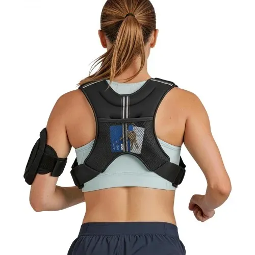 VEVOR Gewichtsweste 7,32 kg mit reflektierendem Streifen, verstellbare Schnalle, Körpergewichtsweste für Männer und Frauen, Trainingsgerät für Krafttraining Laufen Joggen Fitness Gewichtsverlust – Bild 9