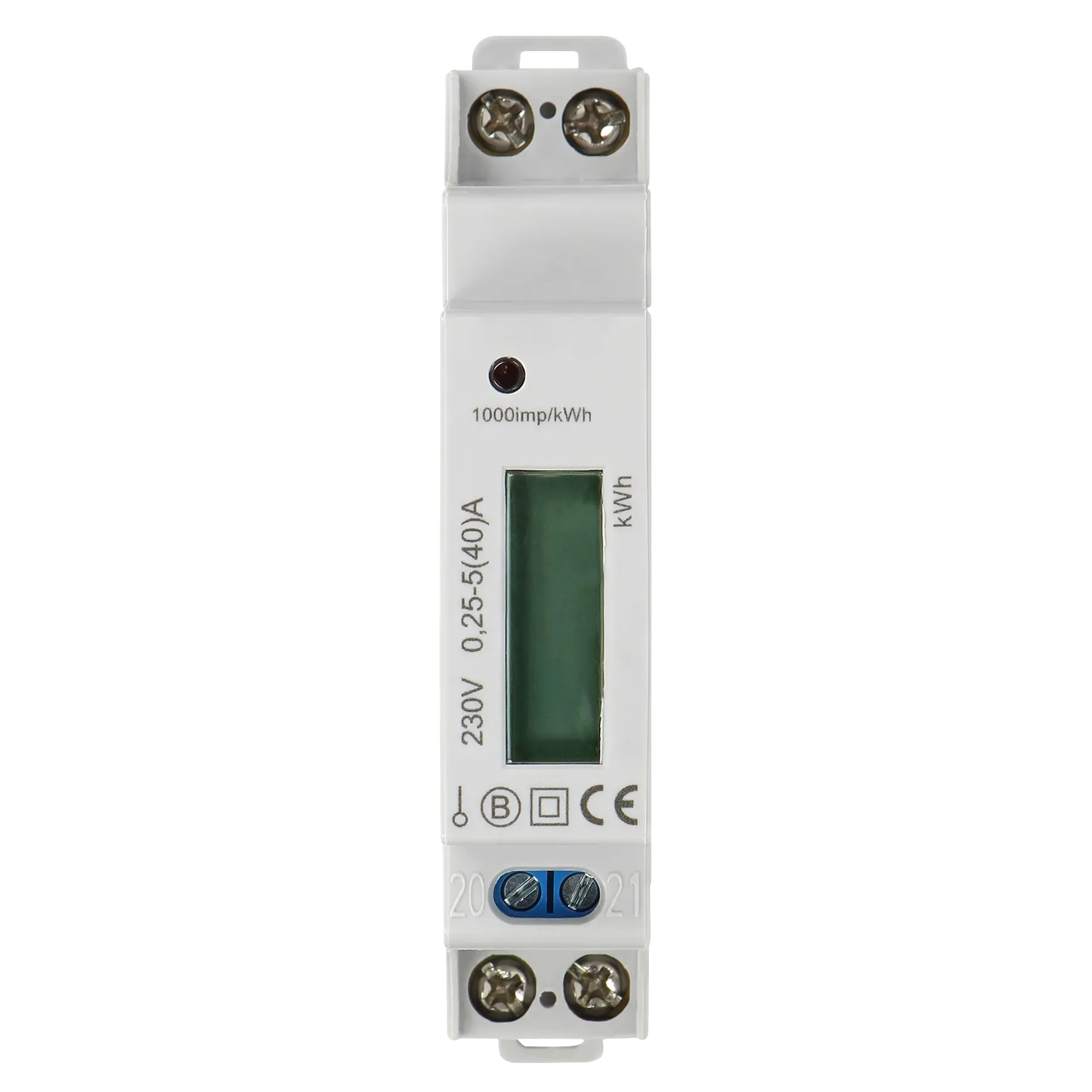 1-phasiger Stromzähler, 40A, MID, Impulsausgang, 1 Modul, DIN TH-35mm – Bild 4