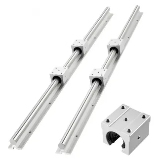 VEVOR Linearführungen SBR25, 2er-Pack 1200 mm Linearschienen & 4 Stk. Gleitlblöcke, vollumfänglich gelagerte Welle, Führungsschiene für Schneid-, Schleif-, Fräs- & Bohrmaschinen usw. VEVOR Linearführungen SBR25, 2er-Pack 1200 mm Linearschienen & 4 Stk. Gleitlblöcke, vollumfänglich gelagerte Welle, Führungsschiene für Schneid-, Schleif-, Fräs- & Bohrmaschinen usw.