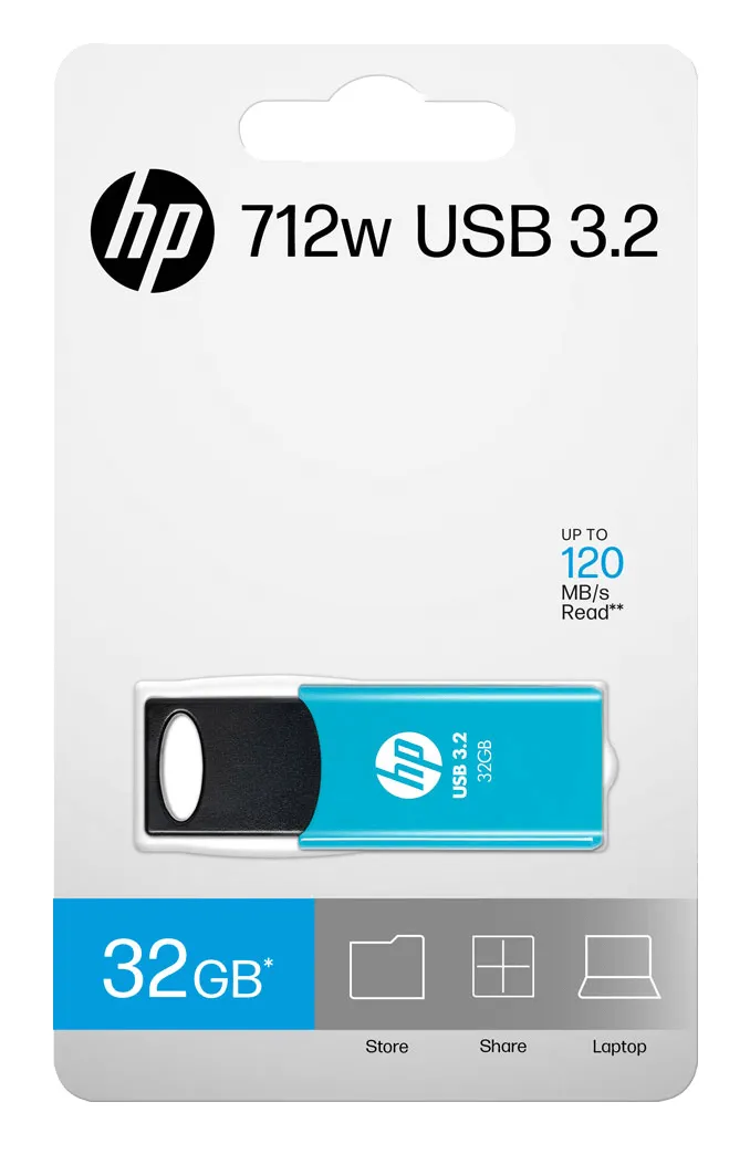 HP 712w USB-Stick 32 GB USB Typ-A 3.2 Gen 1 (3.1 Gen 1) Blau – Bild 5