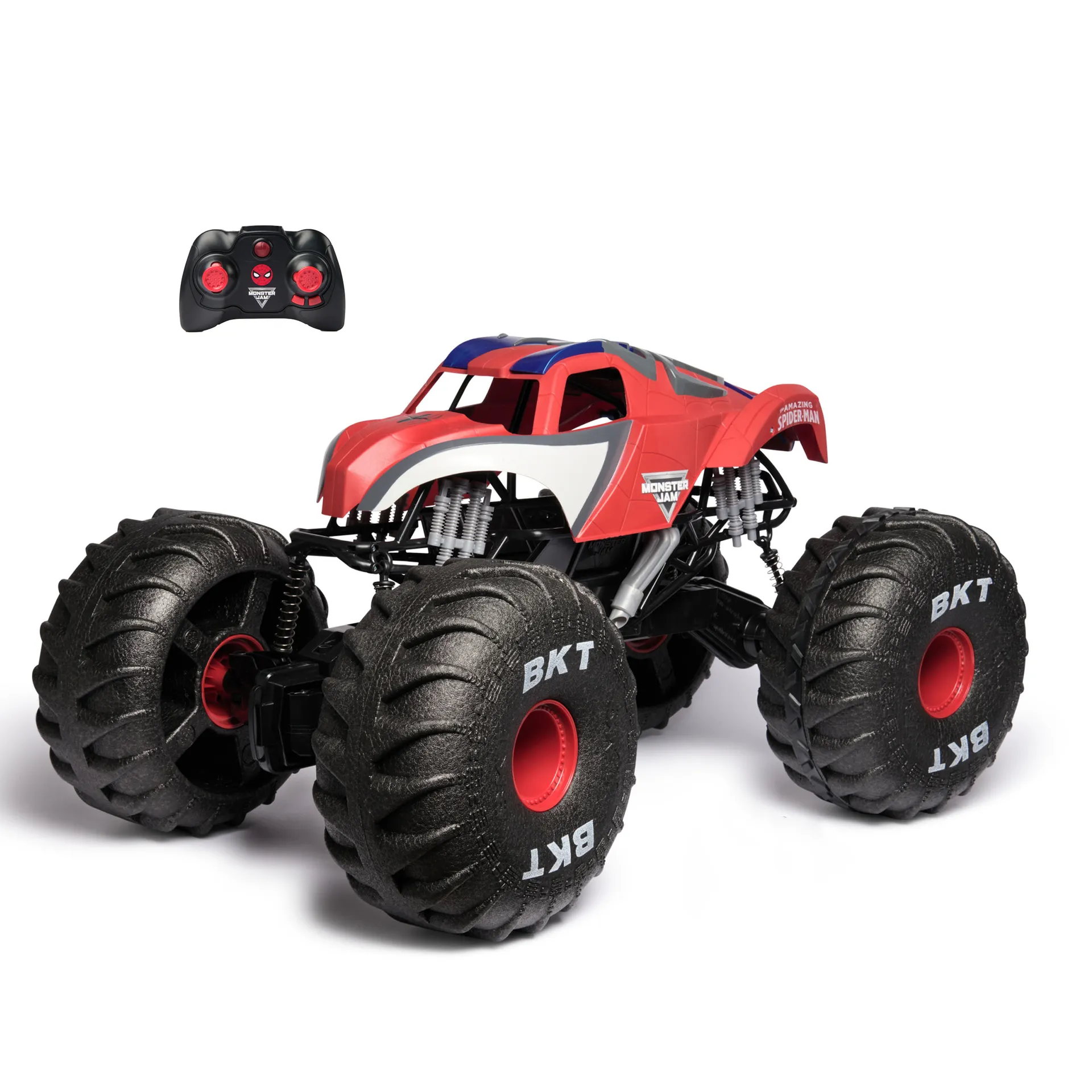 Monster Jam Marvel Mega Spider-Man RC Gelände-Monster Truck, über 61cm lang, Maßstab 1:6, Superhelden-Spielzeug ab 4 Jahren Monster Jam Marvel Mega Spider-Man RC Gelände-Monster Truck, über 61cm lang, Maßstab 1:6, Superhelden-Spielzeug ab 4 Jahren