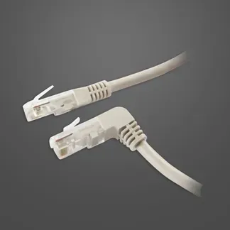Patchkabel RJ45, CAT5e 100Mhz, 5m grau, UTP(U/UTP), 1xgewinkelt, Synergy 21, Patchkabel RJ45, CAT5e 100Mhz, 5m grau, UTP(U/UTP), 1xgewinkelt, Synergy 21,