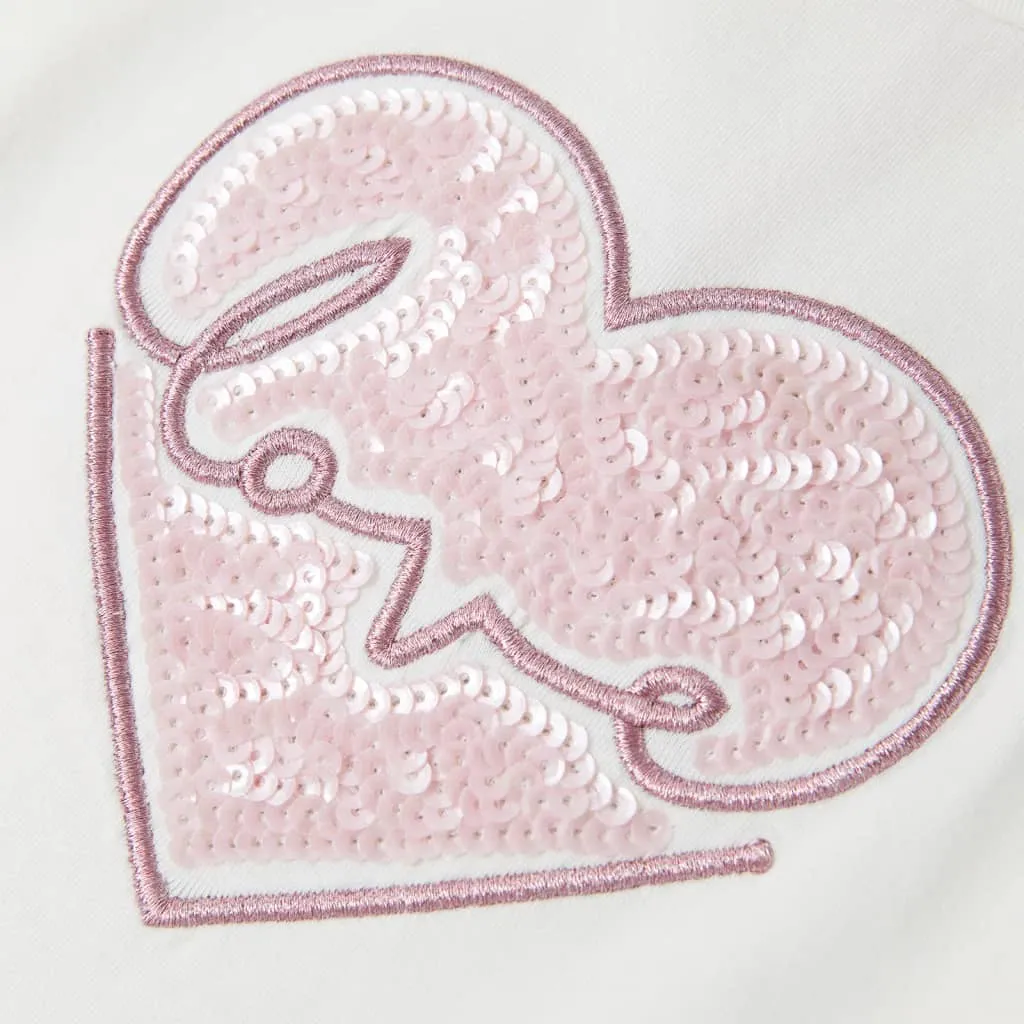 vidaXL Kinder-T-Shirt Ecru 92 – Bild 4