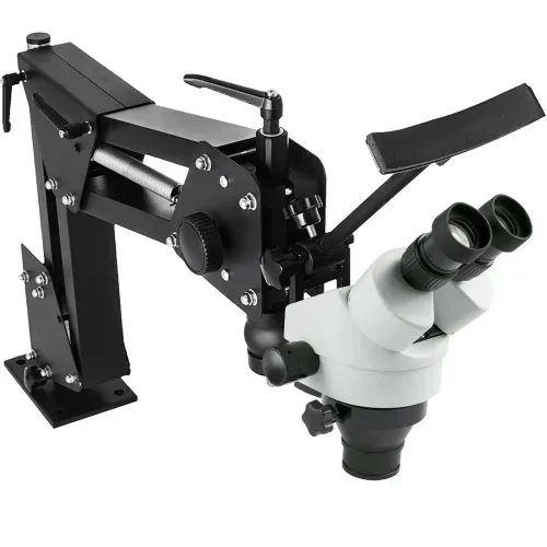 VEVOR Zoom Trinokulares Stereomikroskop WF10X 20mm Binokulares Stereo Säulenständer für Jewelry Tools (3.5X-90X) Mikroskop, Silbe, 1 Count (Pack of 1) Multi-Directional Microscope VEVOR Zoom Trinokulares Stereomikroskop WF10X 20mm Binokulares Stereo Säulenständer für Jewelry Tools (3.5X-90X) Mikroskop, Silbe, 1 Count (Pack of 1) Multi-Directional Microscope