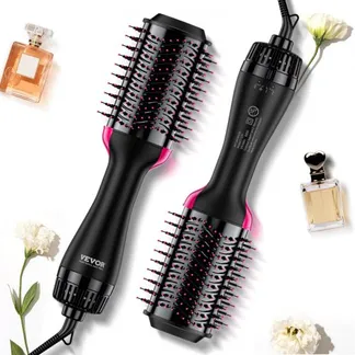 VEVOR Warmluftbürste Set, 4-in-1 Airstyler, Hairstyler mit 75 mm ovalem Zylinder mit Keramikbeschichtung und 3 Heizstufen, professionelle Heißluft-Stylingbürste zum Glätten, Trocknen und Locken VEVOR Warmluftbürste Set, 4-in-1 Airstyler, Hairstyler mit 75 mm ovalem Zylinder mit Keramikbeschichtung und 3 Heizstufen, professionelle Heißluft-Stylingbürste zum Glätten, Trocknen und Locken