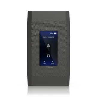 Ubiquiti UniFi SFP Wizard • SFP, SFP+, SFP28, QSFP+, QSFP28 • battery • USB-C • UACC-SFP-Wizard Ubiquiti UniFi SFP Wizard • SFP, SFP+, SFP28, QSFP+, QSFP28 • battery • USB-C • UACC-SFP-Wizard
