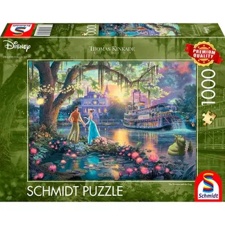 Thomas Kinkade Studios: Disney Dreams Collection – Die Prinzessin und der Frosch, Puzzle Thomas Kinkade Studios: Disney Dreams Collection – Die Prinzessin und der Frosch, Puzzle