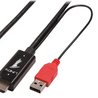 Lindy 41456 Videokabel-Adapter 2 m HDMI VGA (D-Sub) Schwarz Lindy 41456 Videokabel-Adapter 2 m HDMI VGA (D-Sub) Schwarz