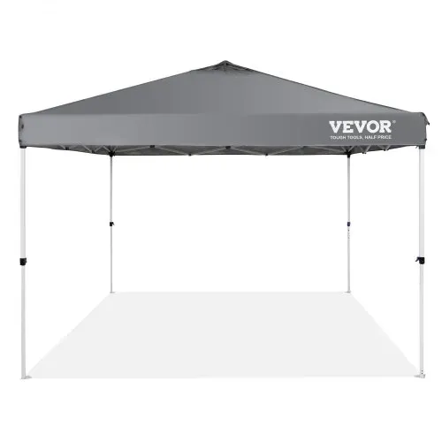 VEVOR Pavillon 304,8x304,8x320cm Gartenzelt 250D PU Silber beschichtetes Gewebe Faltpavillon inkl. Aufbewahrungstasche Partyzelt 6-8 Personen Pop up Zelt Faltzelt Gartenpavillon für Campingausflug – Bild 10